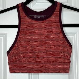 Aerie Burgundy Racerback Sports Bra XS